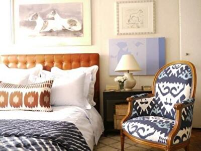 Орнамент икат в дизайне интерьера