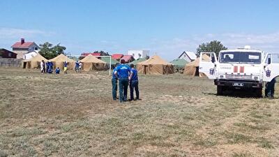 Для беженцев в Севастополе развернули временный пункт проживания