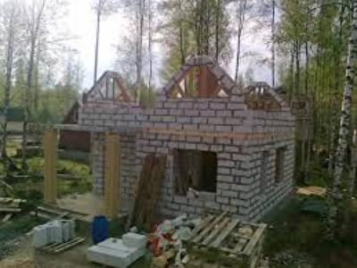 Баня из газобетона