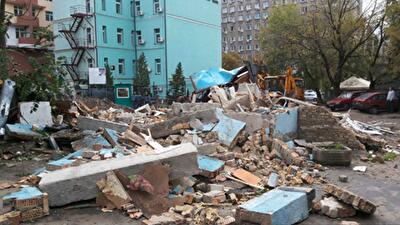 Директору столичной фирмы, которая разрушила дом на улице Жилянской, сообщено о подозрении