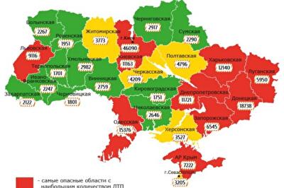 Осторожно за рулем: самые опасные для водителей регионы Украины