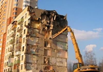 В Москве за год снесли 66 старых пятиэтажек