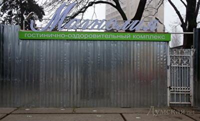 В Одесском санатории массово вырубают деревья. Фото