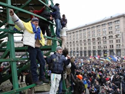 Вместо забастовки митингующие украинцы уходят в отпуск