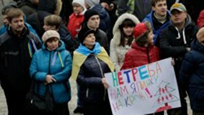 По всей Украине проходят митинги сторонников евроинтеграции