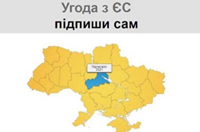 Украинцы могут самостоятельно подписать Соглашение об ассоциации с ЕС