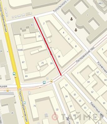 Строители надолго перекрыли движение по Каретному переулку