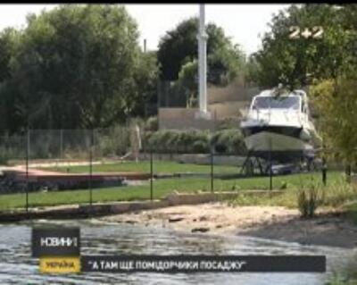 На Киевщине нагло захватывают пляжи для "хатынок" и роскошных яхт