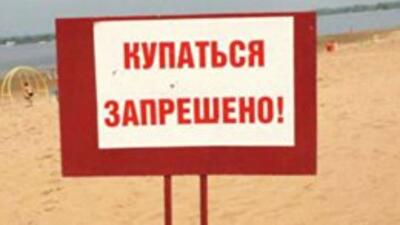 На киевских пляжах купаться запрещено
