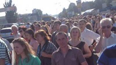 Трагедия в киевском метро привела к огромным очередям на наземный транспорт