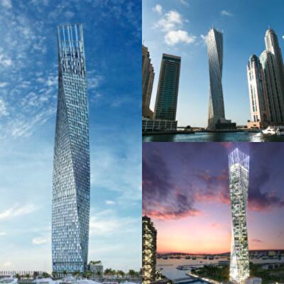 В Дубае открывается Infinity Tower — самый высокий в мире «крученный» небоскреб. Фото