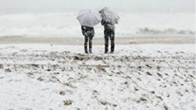 Европу в канун лета занесло снегом