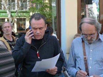 Георгий Селянин изгнал рейдеров из галереи Союза художников. Фото