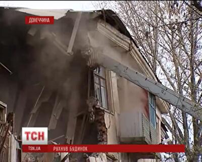 Жильцов обвалившегося дома на Донетчине спас хороший слух