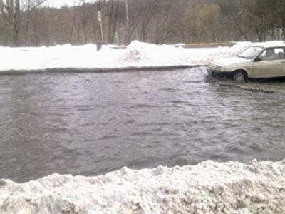 Места возможного подтопления Киева паводковыми водами