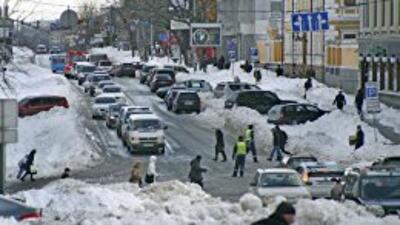 Киев продолжает стоять в пробках