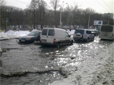 В Киеве начался потоп 