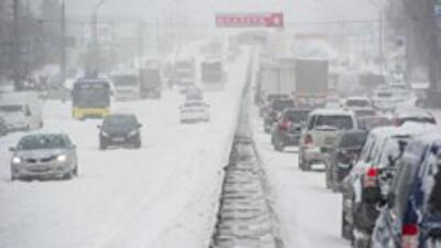 В Киеве с утра пробки 5 баллов
