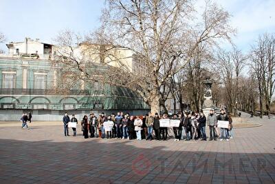 Одесситы помитинговали против будочного беспредела. Фото