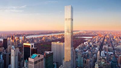 В 2015 на Манхэттене появится 432 Park — самый высокий жилой небоскреб Нью-Йорка. Фото