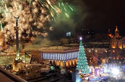 Киевляне встречают Новый Год в пижаме и ждут улучшений в стране