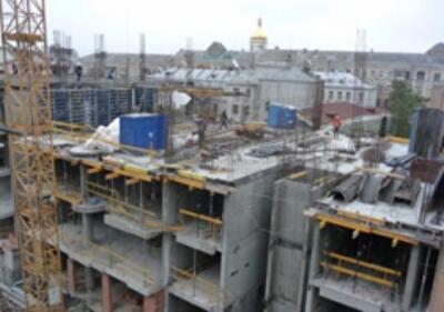 Стройка на Гончара в Киеве остановлена