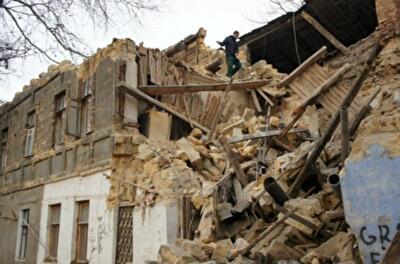 В центре Одессы рухнул многоквартирный дом