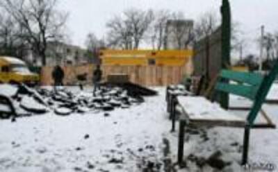 Житомир: жители ул. Л.Украинки возмущены строительством кафе в их дворе