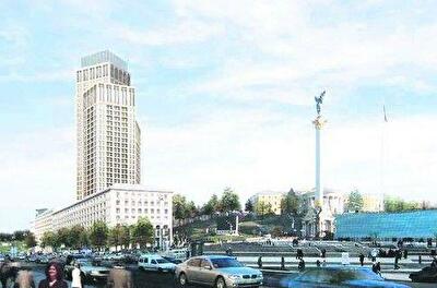 На Крещатике поставят огромный шпиль
