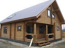 Правильный уход за домами из бревна