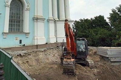 Андреевскую церковь укрепят к октябрю