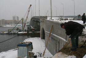 Гаванский мост в Киеве заработает максимум через неделю 