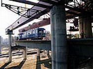 Продолжаются роботы на строительстве Подольско-Воскресенского мостового перехода