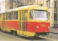 В Киеве проходит испытание новый трамвай