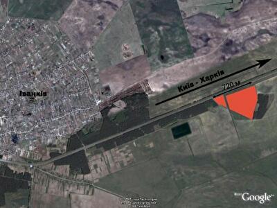 Бориспільський район, с. Іванків, Фасад трассы ул.