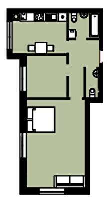 2-комнатная 58.5 м² в ЖК Петровские Липки от 19 200 грн/м², с. Святопетровское