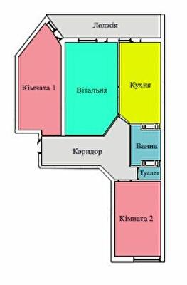3-кімнатна 78.02 м² в ЖК на вул. Київська від 16 000 грн/м², Тернопіль