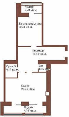 2-комнатная 79.88 м² в ЖК Art House от 23 500 грн/м², Чернигов