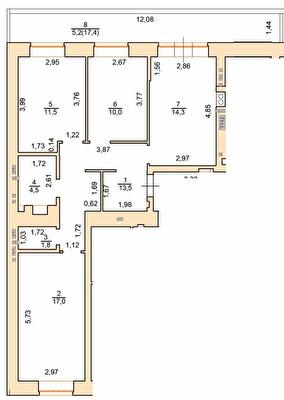 3-комнатная 77.2 м² в ЖК Green Life-3 от 26 550 грн/м², г. Ирпень