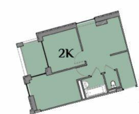 2-комнатная 36.7 м² в ЖК Гринвич Парк от 17 850 грн/м², с. Иличанка