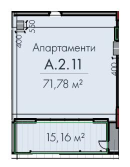 Вільне планування 71.78 м² в ЖК Avenue 25 від 46 400 грн/м², Дніпро