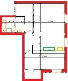 2-комнатная 62 м² в ЖК Лайм от 20 450 грн/м², с. Агрономичное