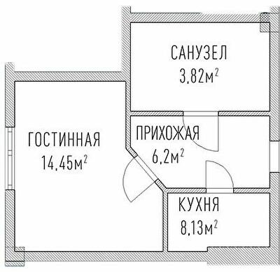 1-комнатная 32.6 м² в ЖК Лондон Парк от 37 800 грн/м², Киев