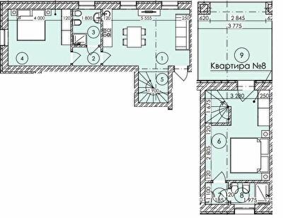 Дворівнева 67.9 м² в КБ FAMILY BOTANIQ GARDEN від 34 100 грн/м², с. Лісники