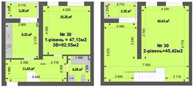 Дворівнева 92.55 м² в ЖК Grand Comfort від 11 000 грн/м², с. Михайлівка-Рубежівка