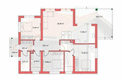 Коттедж 150 м² в КП Баварский Квартал от 25 867 грн/м², с. Хотяновка