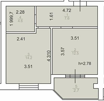 1-комнатная 41.6 м² в ЖК Monaco от 30 750 грн/м², г. Ирпень
