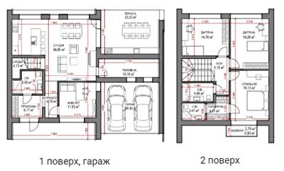 Котедж 148.62 м² в КМ Comfort Life Villas від 49 590 грн/м², м. Ірпінь