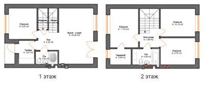 Таунхаус 96.61 м² в Таунхауси BRIGHTON GARDEN від 22 047 грн/м², м. Ірпінь