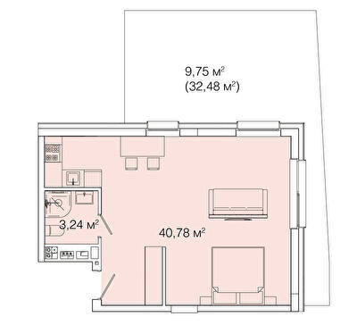 1-комнатная 53.77 м² в ЖК Smart House от 100 000 грн/м², Львов